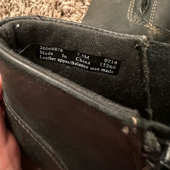 Clarks Black Heel Bootie - Picture 4 of 4